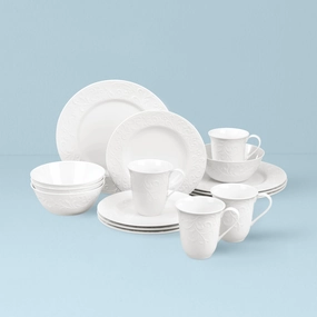 Opal Innocence Carved 16-Piece Dinnerware Setmodern kitchen decor ,kitchen dinner set ,dinnerware 