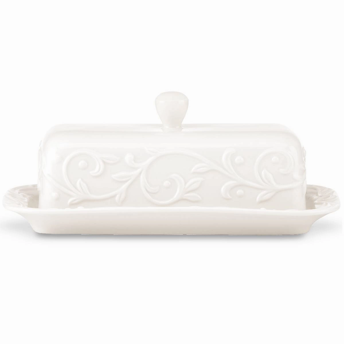 Opal Innocence Carved Butter Dishmodern kitchen decor ,kitchen dinner set ,dinnerware 