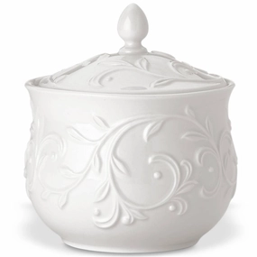 Opal Innocence Carved Sugar Bowlmodern kitchen decor ,kitchen dinner set ,dinnerware 
