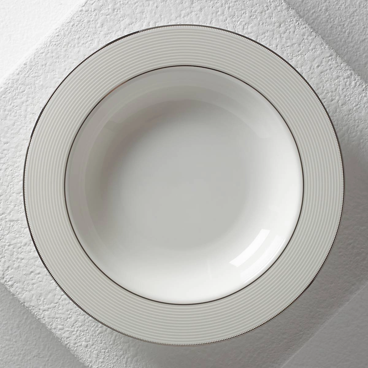 Opal Innocence Stripe Rimmed Soup Bowl