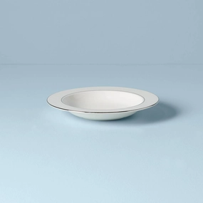 Opal Innocence Stripe Rimmed Soup Bowlmodern kitchen decor ,kitchen dinner set ,dinnerware 