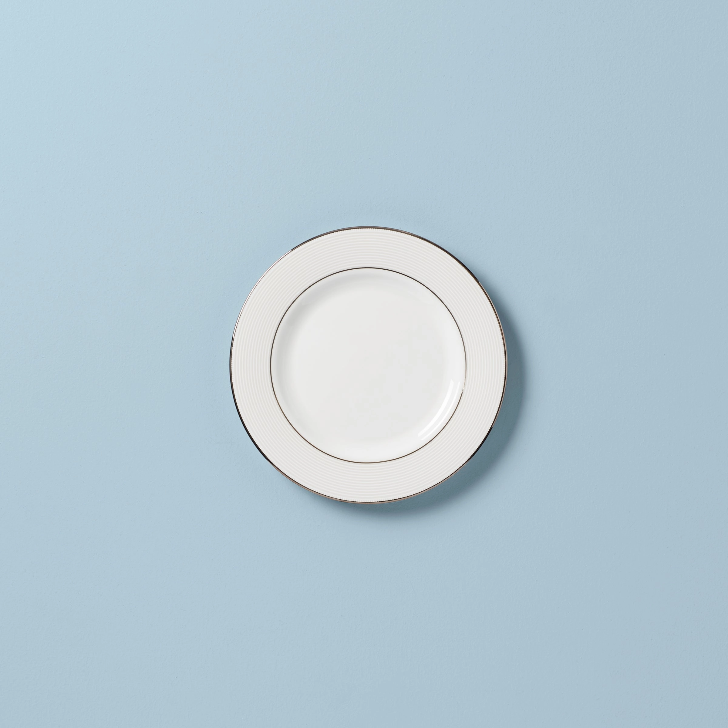 Opal Innocence Stripe Salad Platemodern kitchen decor ,kitchen dinner set ,dinnerware 