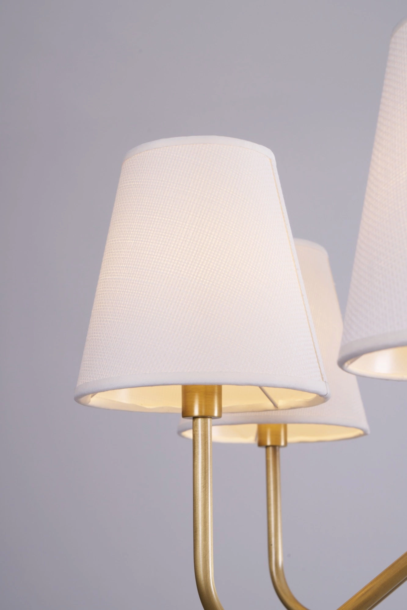 Opaluxe Brass Chandelier