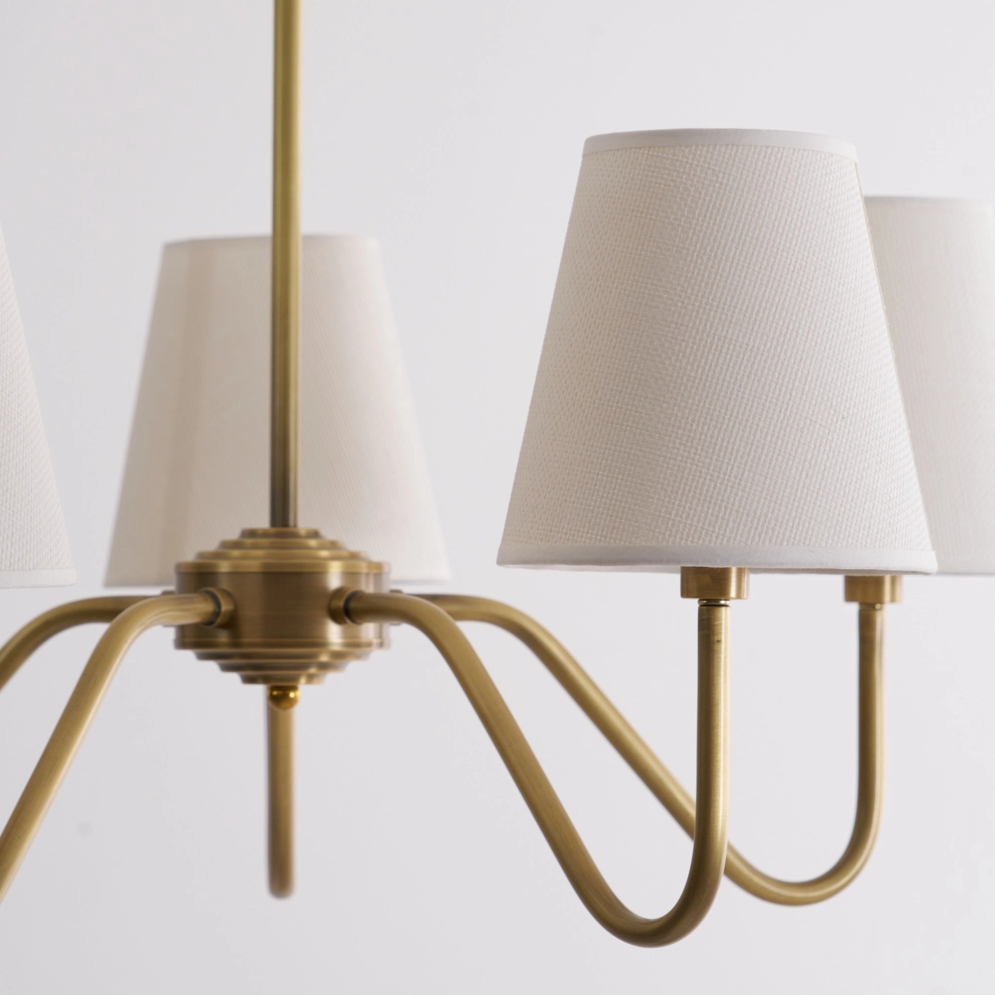 Opaluxe Brass Chandelier