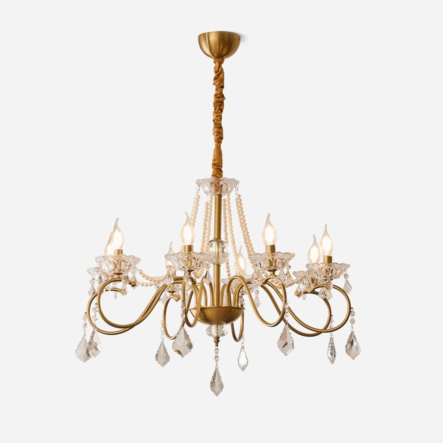 Opulent Pearl Crystal Chandelierrustic chandelier,bedroom chandelier 