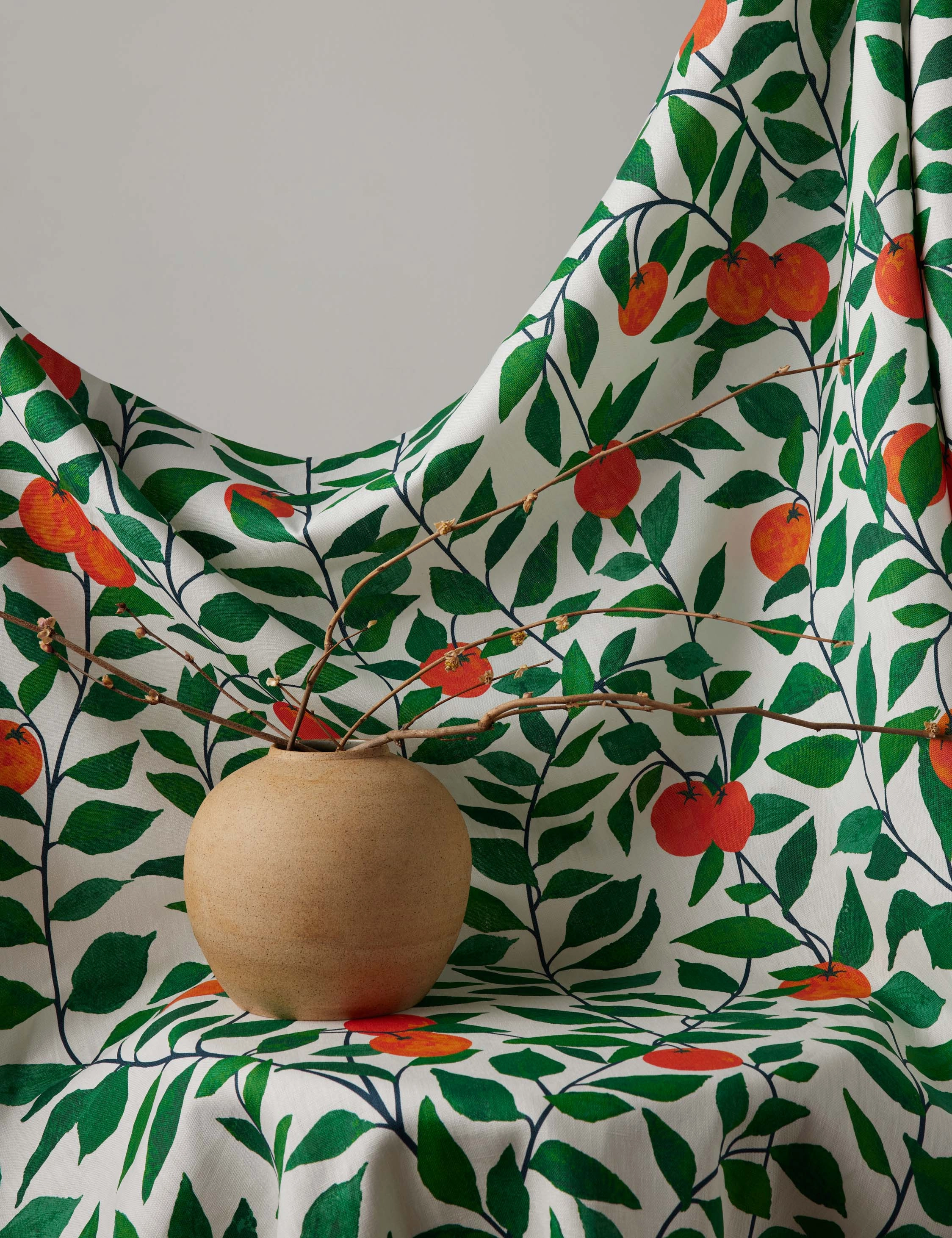 Orange Crush Natural on Linen by Nathan Turnerhome decor ,wall decor 