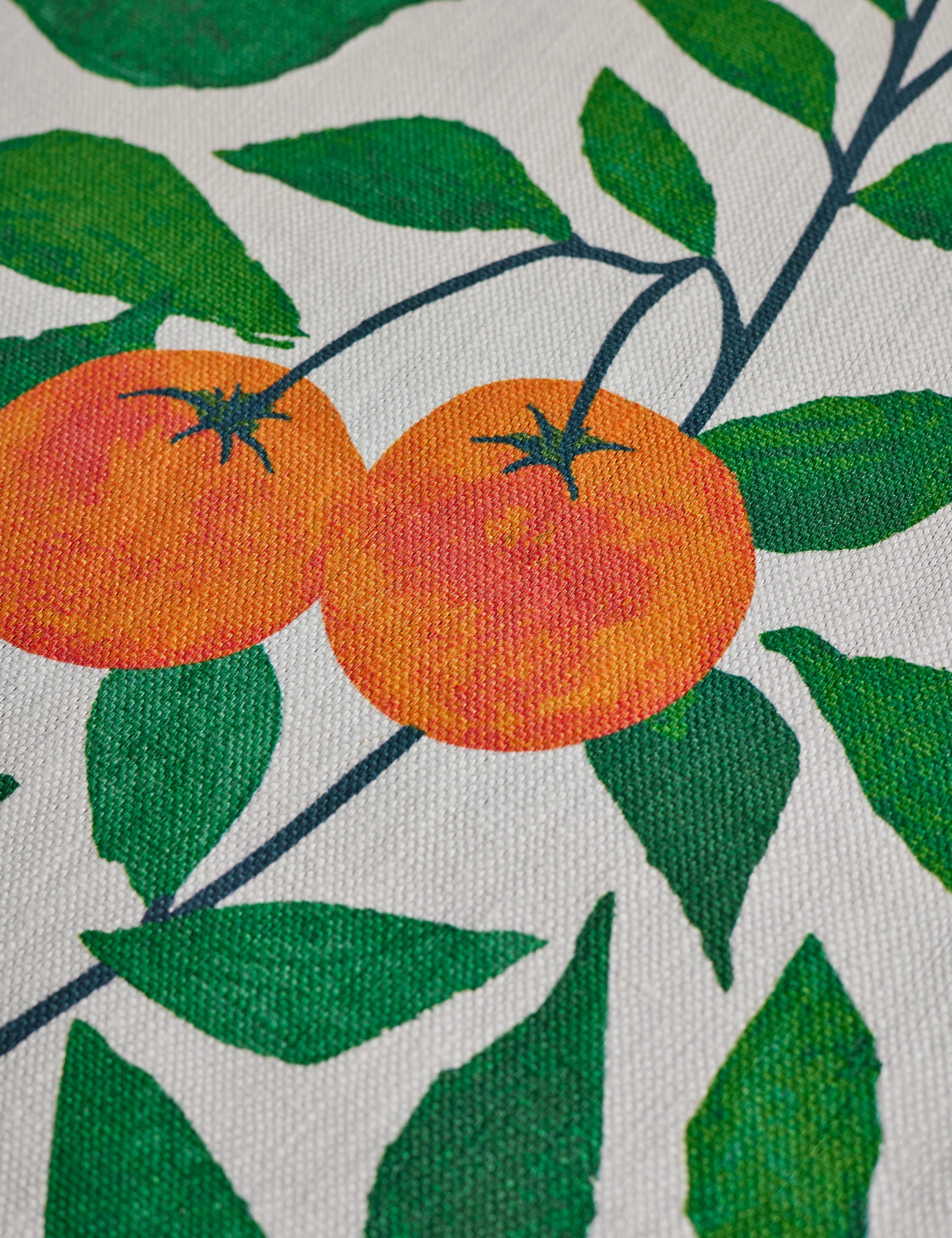 Orange Crush Natural on Linen by Nathan Turner