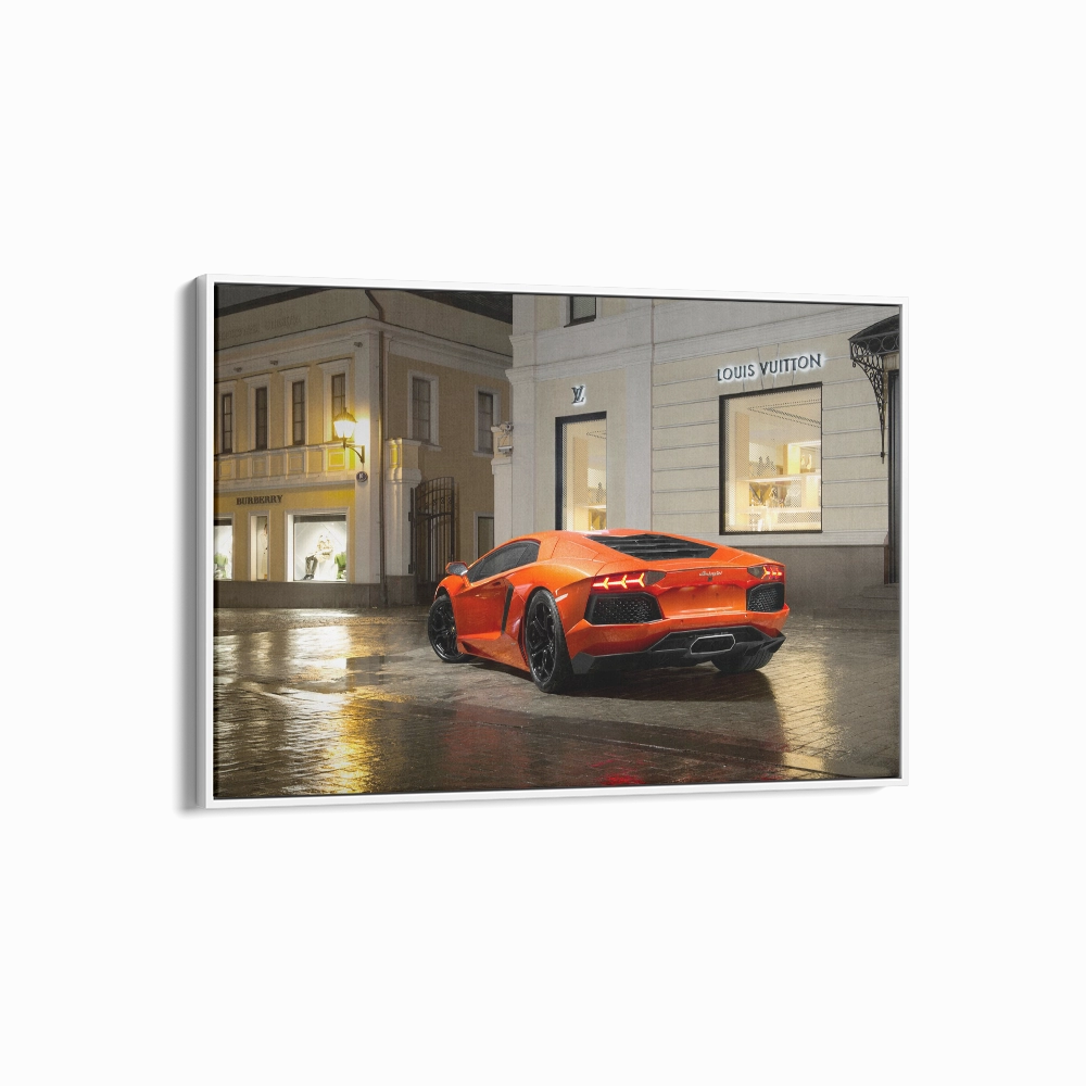 Orange Lamborghini LV