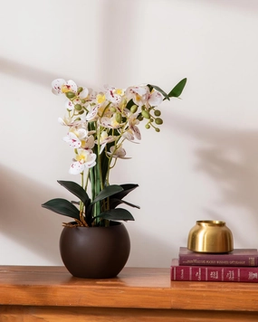 Orchid Charm Artificial Flower Arrangementhome decor ,wall decor 
