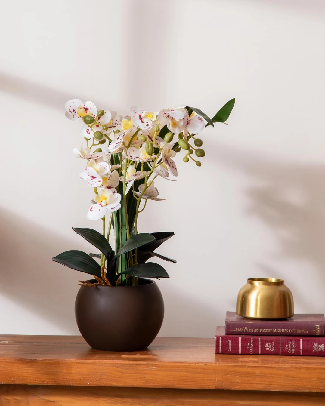 Orchid Charm Artificial Flower Arrangementhome decor ,wall decor 