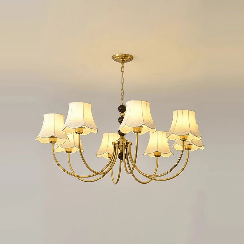 Orchid Fabric Chandelier
