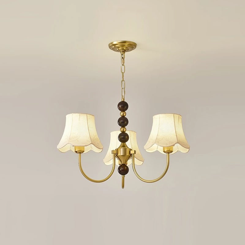 Orchid Fabric Chandelier