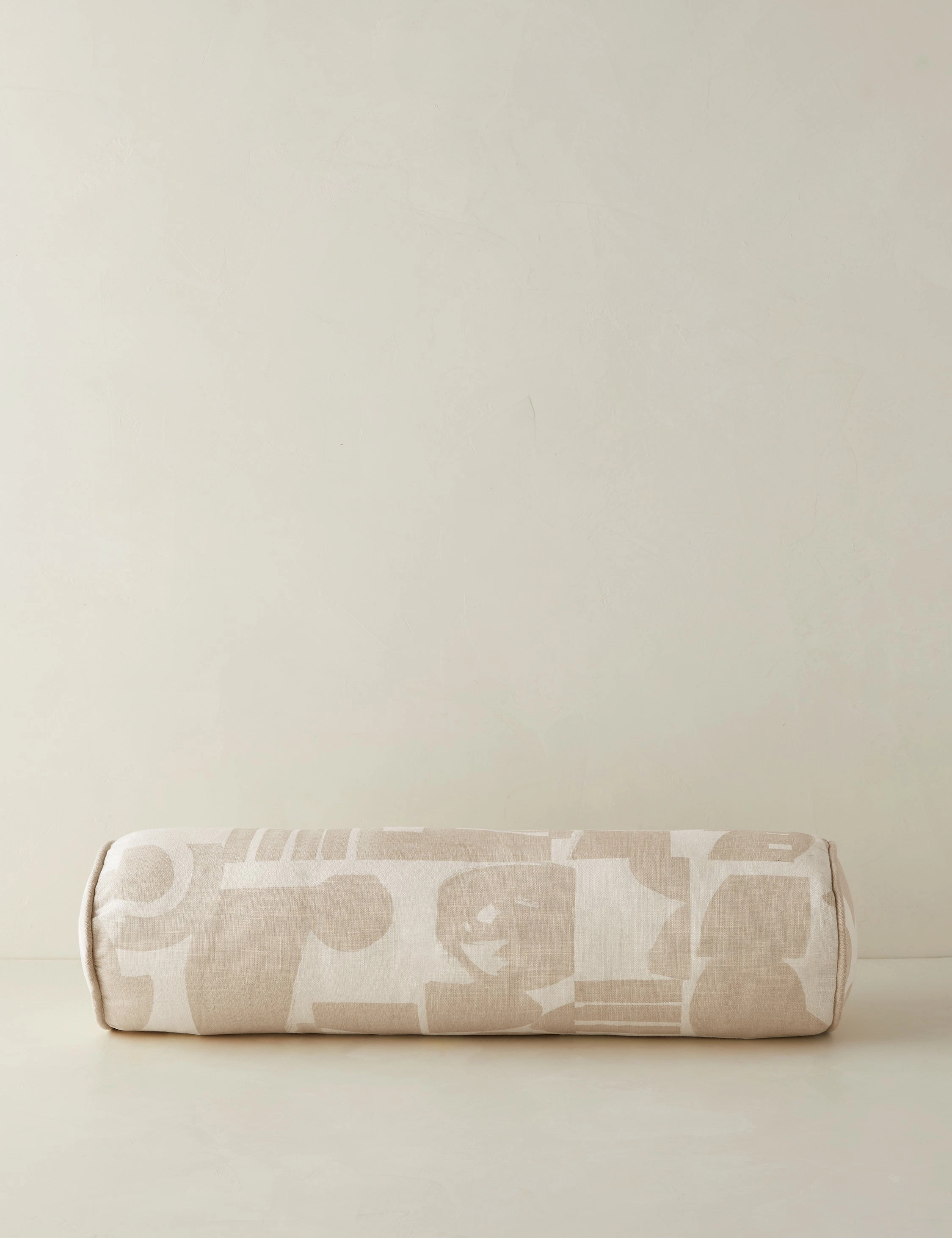 Organic Shapes Linen Bolster Pillow by Sarah Sherman Samuelbedding sets ,throw blankets 