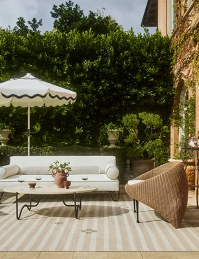 Orion Handwoven Indoor / Outdoor Rug by Sarah Sherman Samueloutdoor wrought iron plant stand