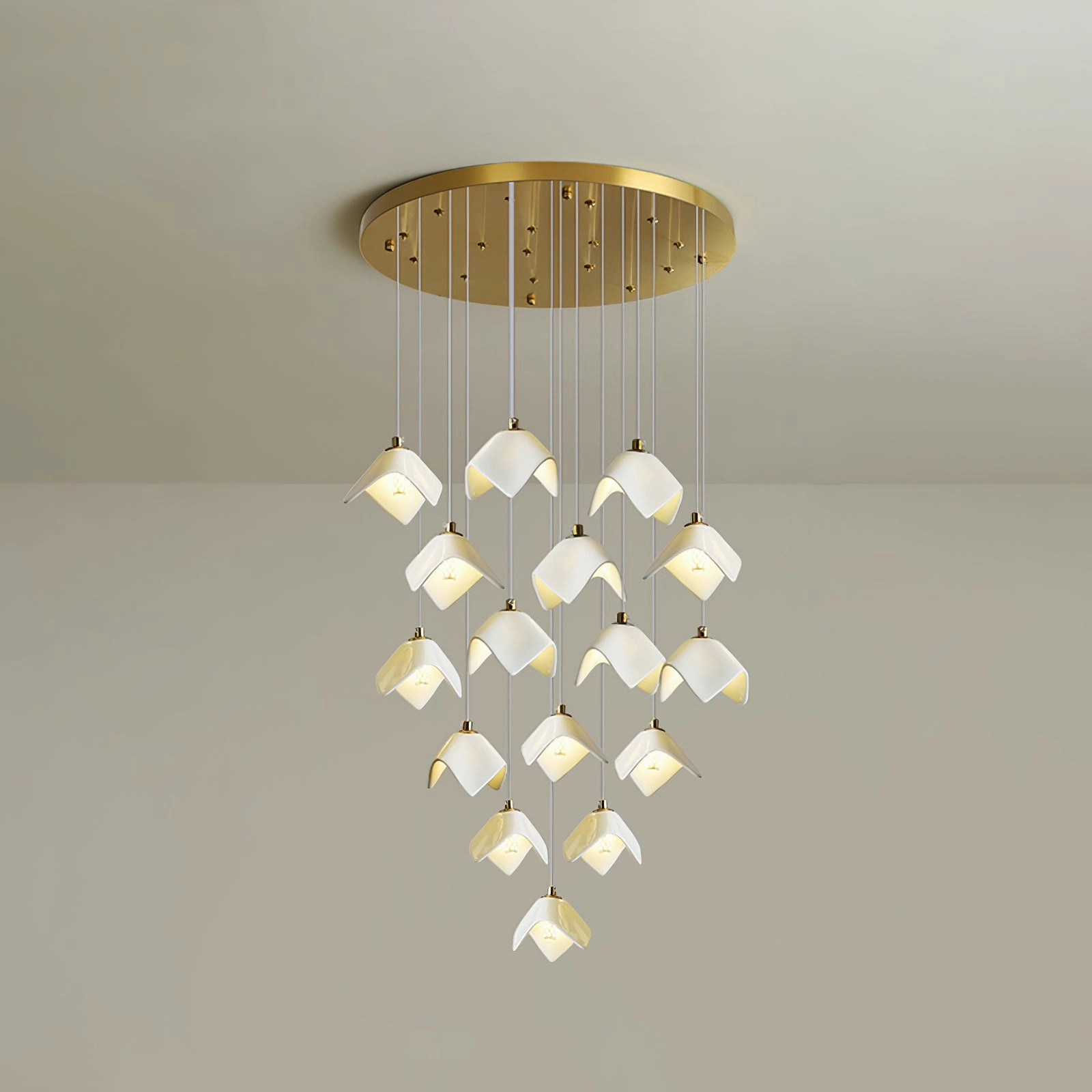 Orlani Cascade Stairs Chandelier