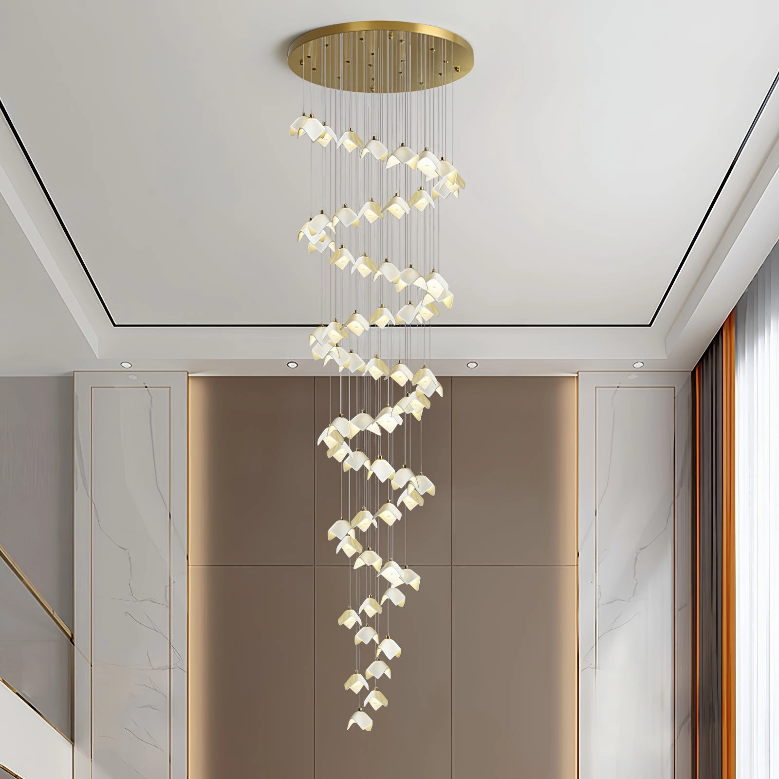 Orlani Cascade Stairs Chandelier