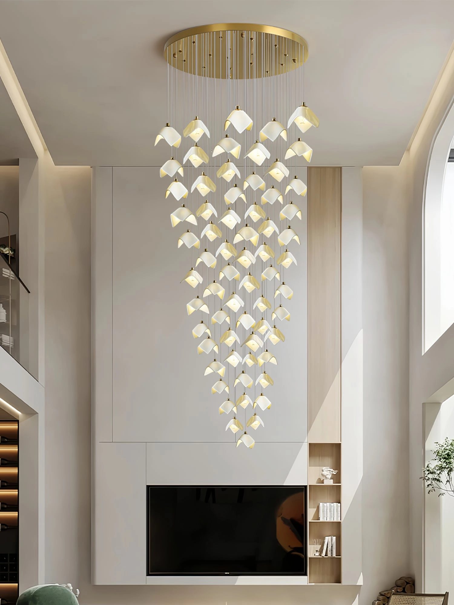 Orlani Cascade Stairs Chandelier