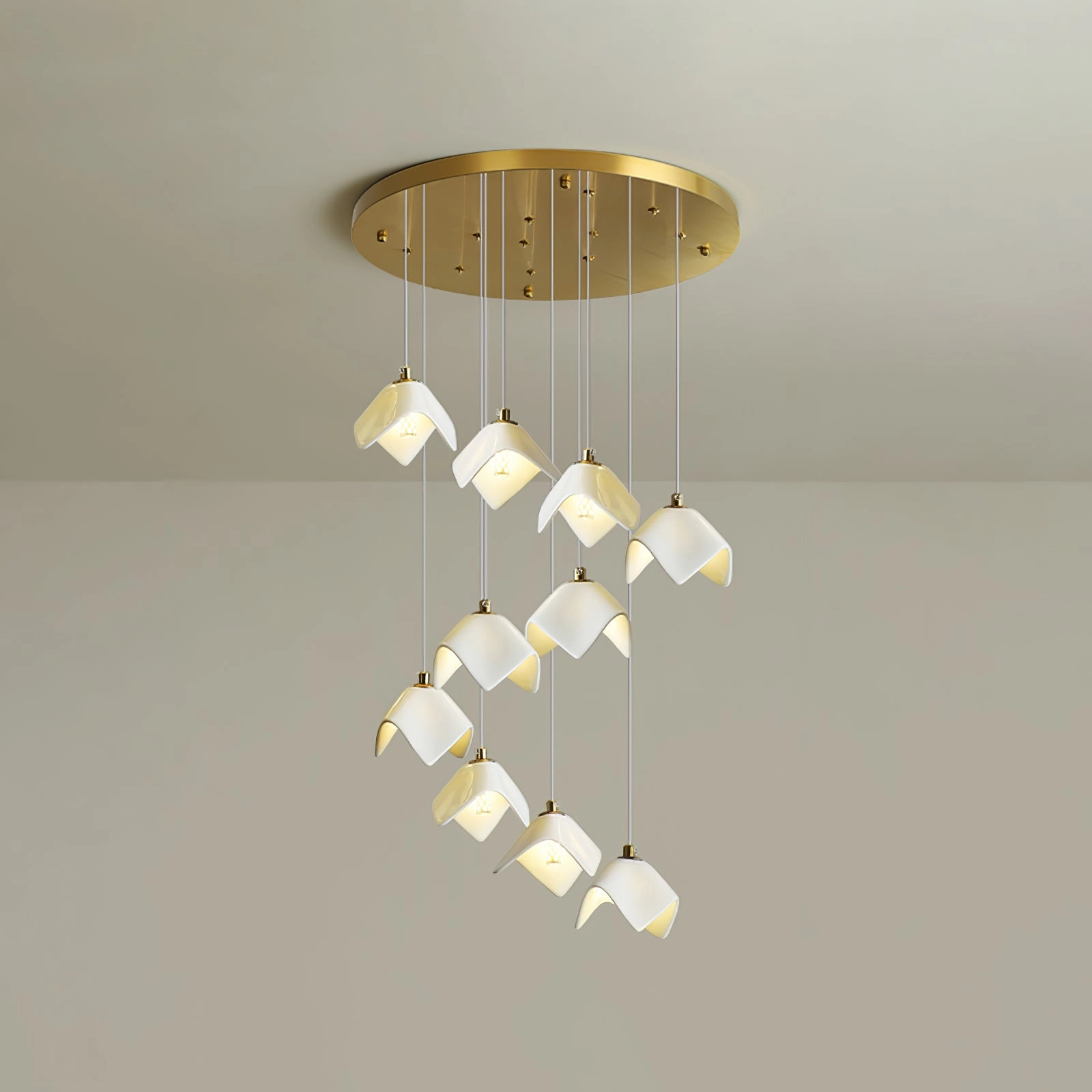 Orlani Cascade Stairs Chandelier