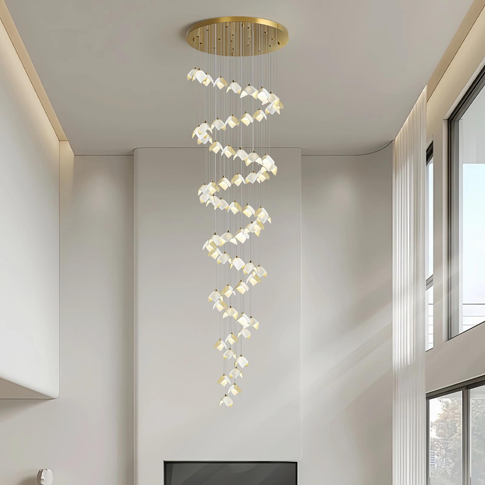 Orlani Cascade Stairs Chandelier