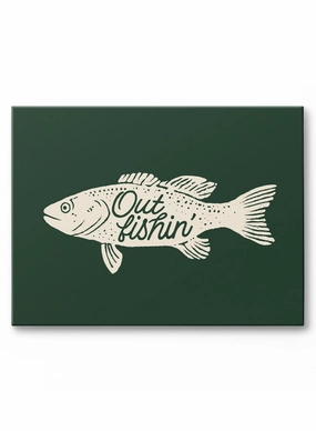 Out Fishin', Canvasindoor decorative canvas print