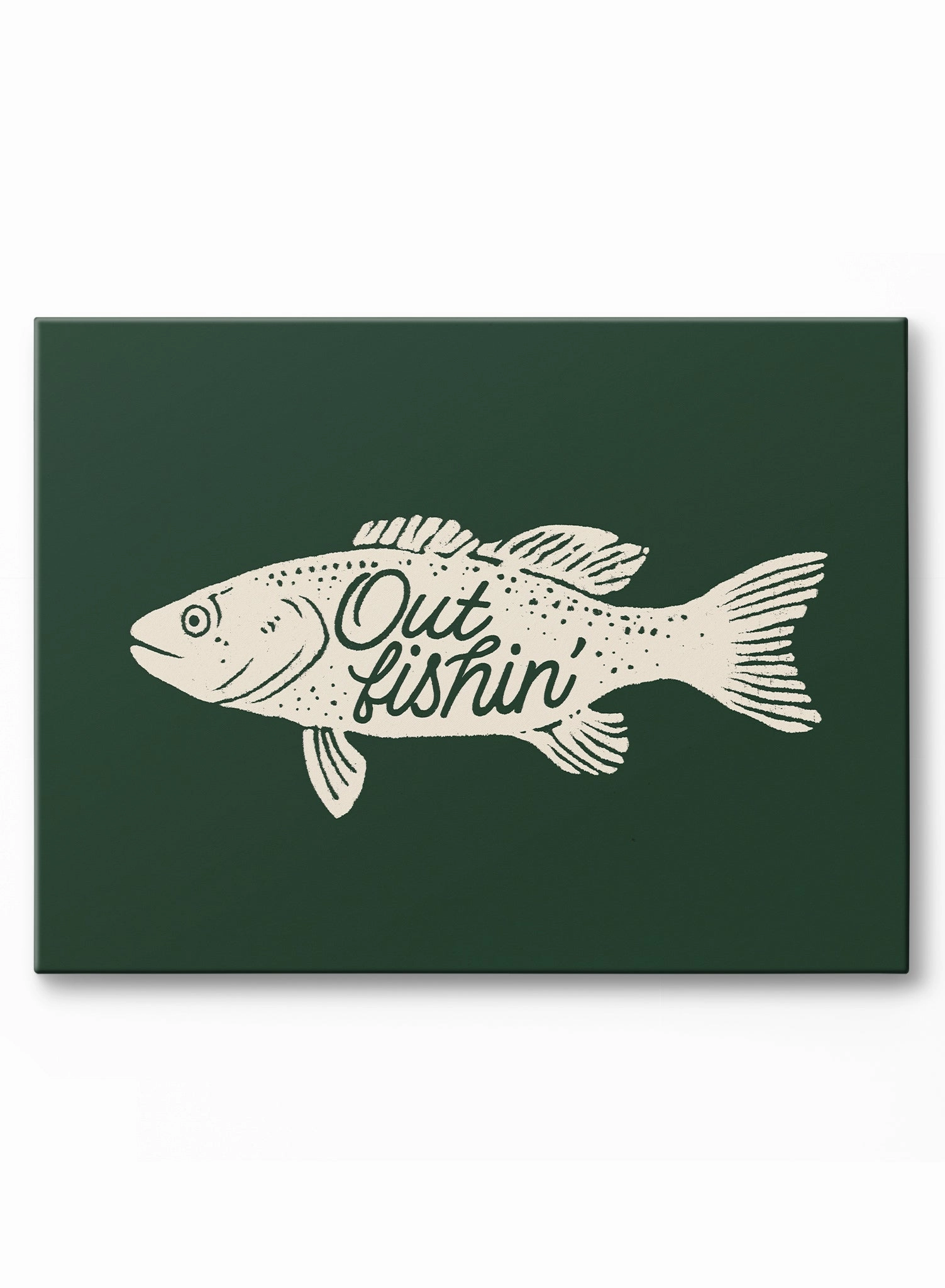 Out Fishin', Canvasindoor decorative canvas print