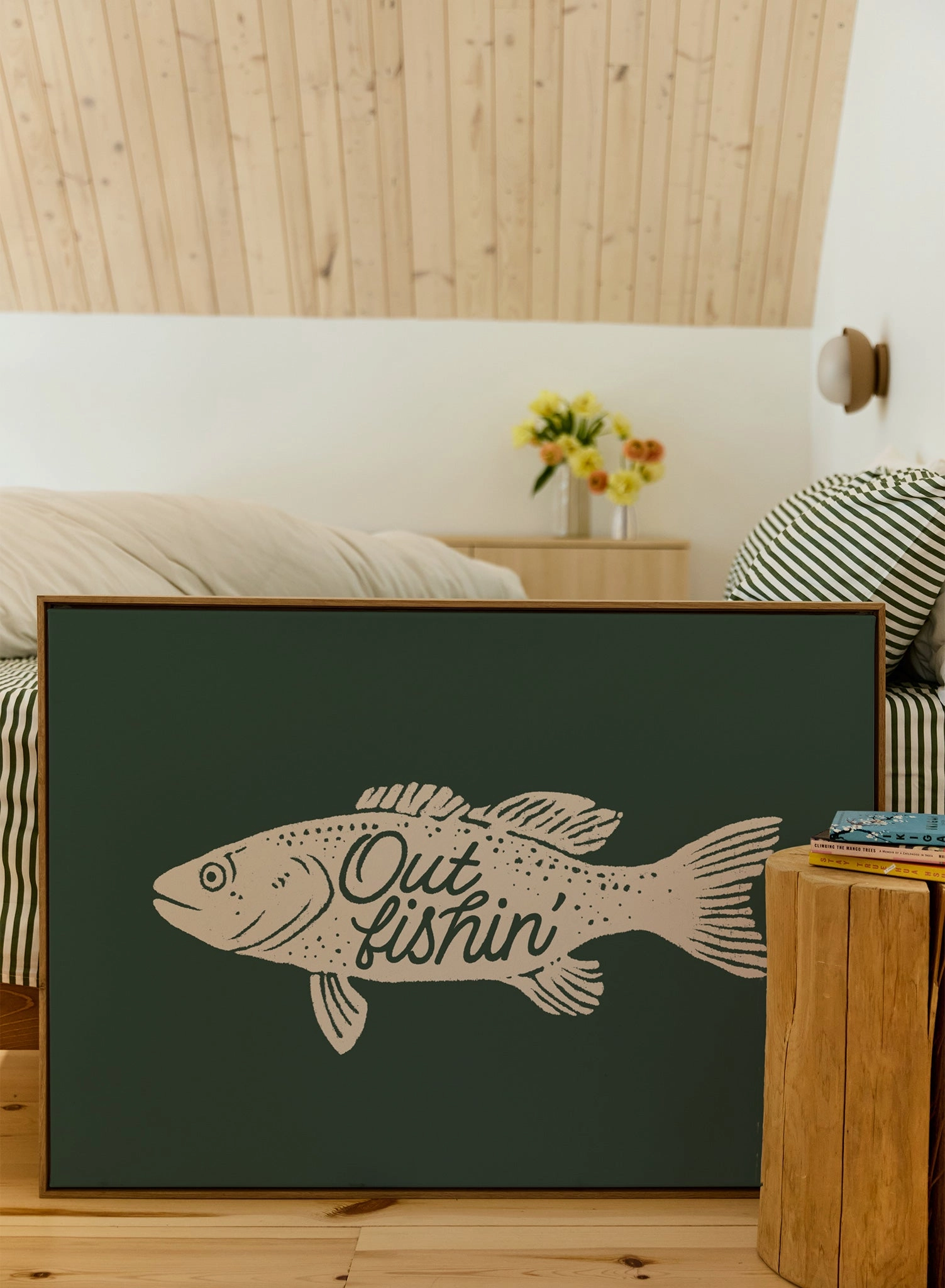 Out Fishin', Canvas