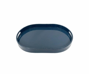 Oval Lacquer Traynordic style desktop ornaments