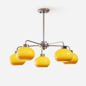 Oval Persimmon Chandelierrustic chandelier,bedroom chandelier 