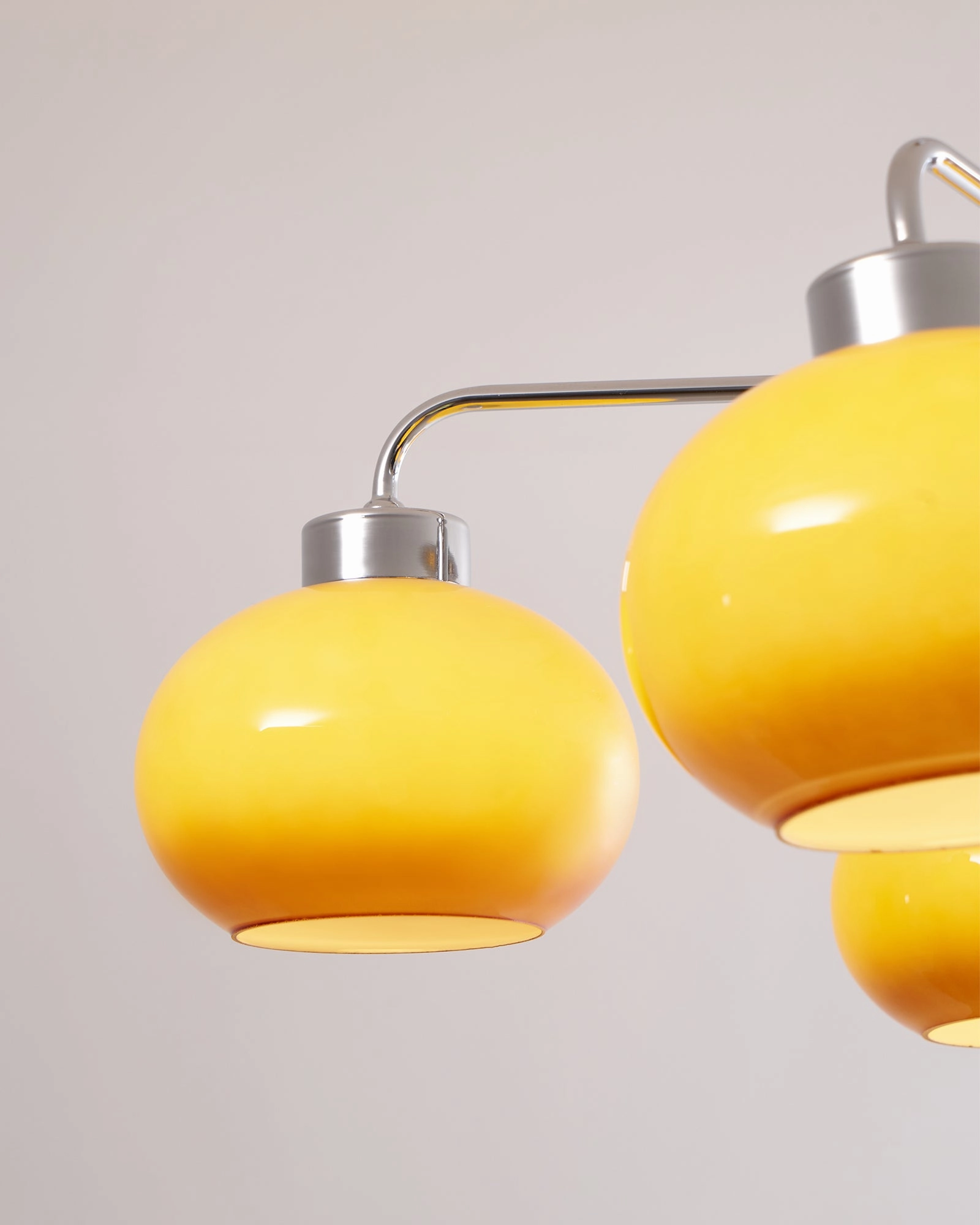 Oval Persimmon Chandelier