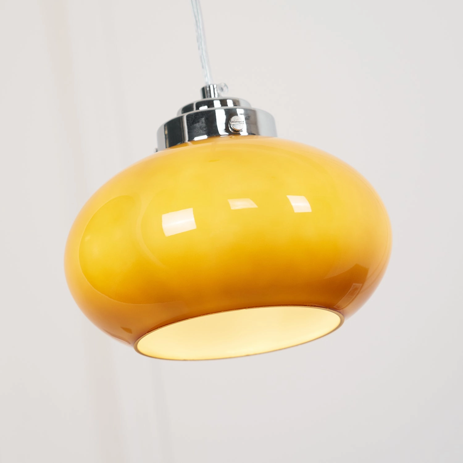 Oval Persimmon Pendant Light