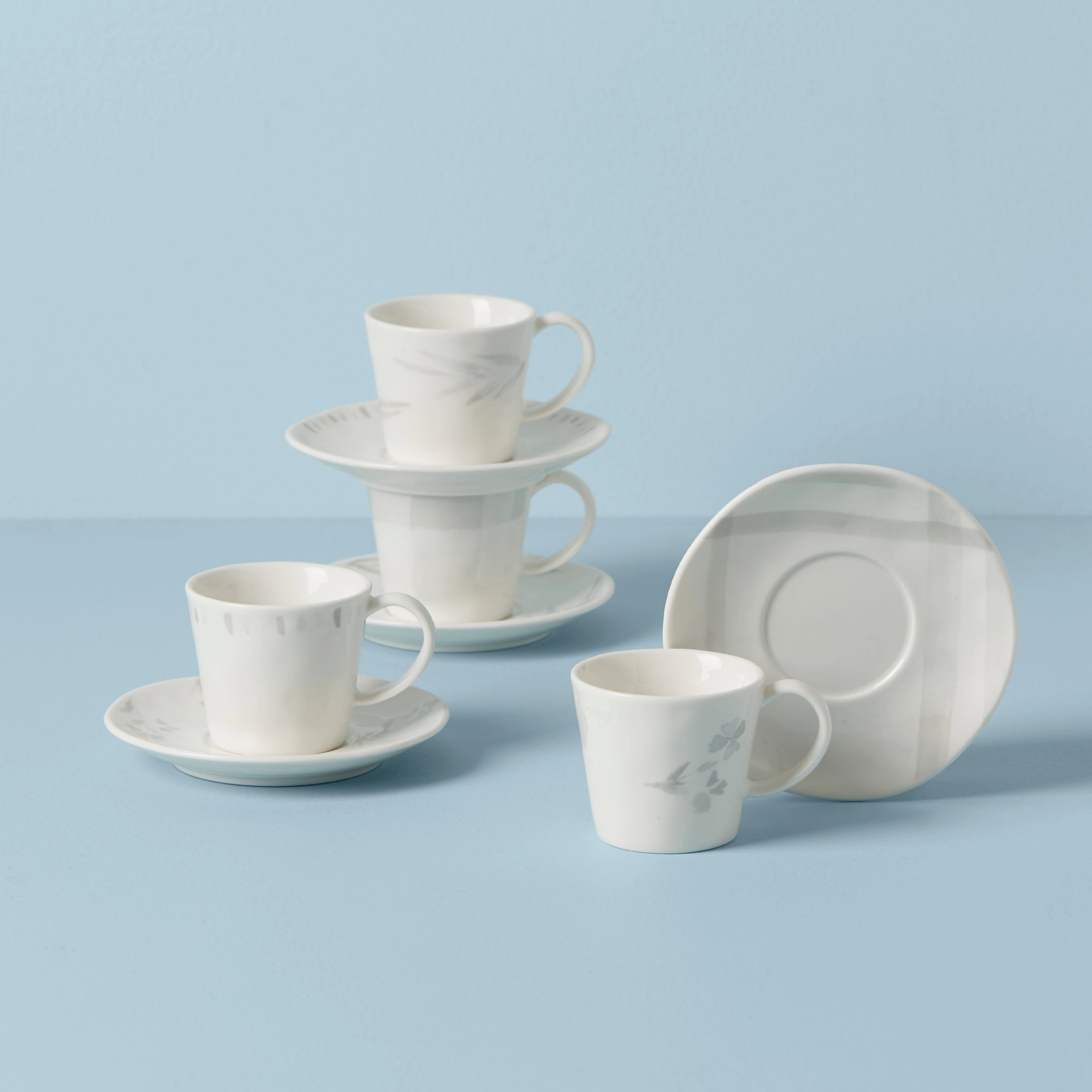 Oyster Bay 8-Piece Espresso Cup & Saucer Setglass cups ,personalized mugs 