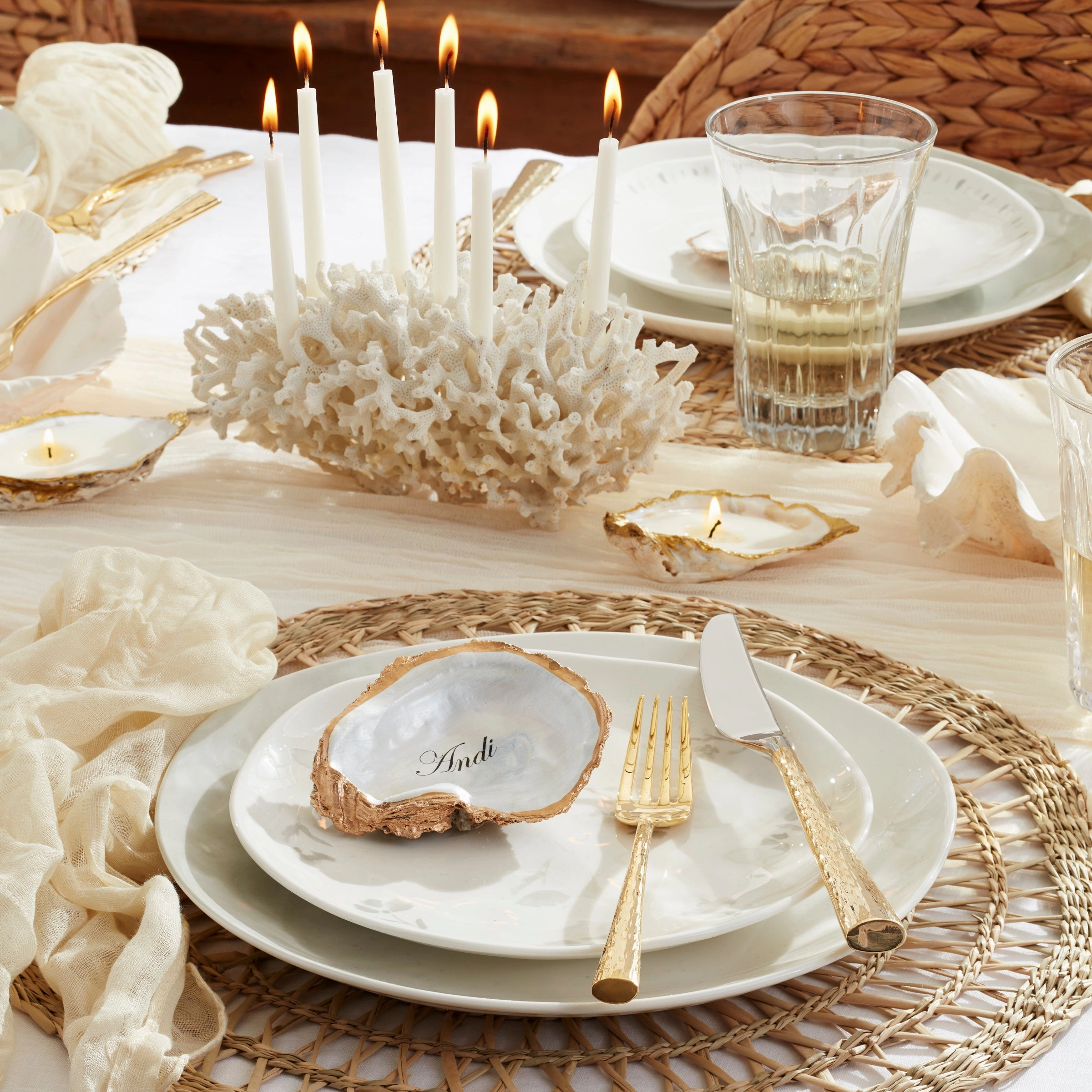Oyster Bay Dinner Plates - Set of 4