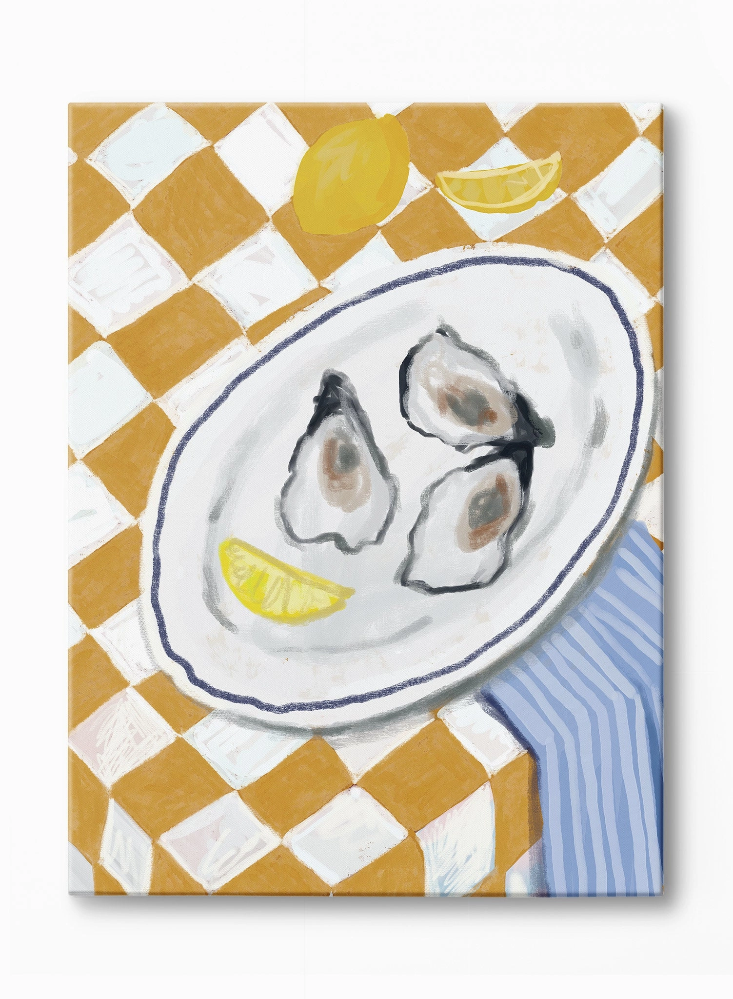Oyster Date, Canvasindoor decorative canvas print