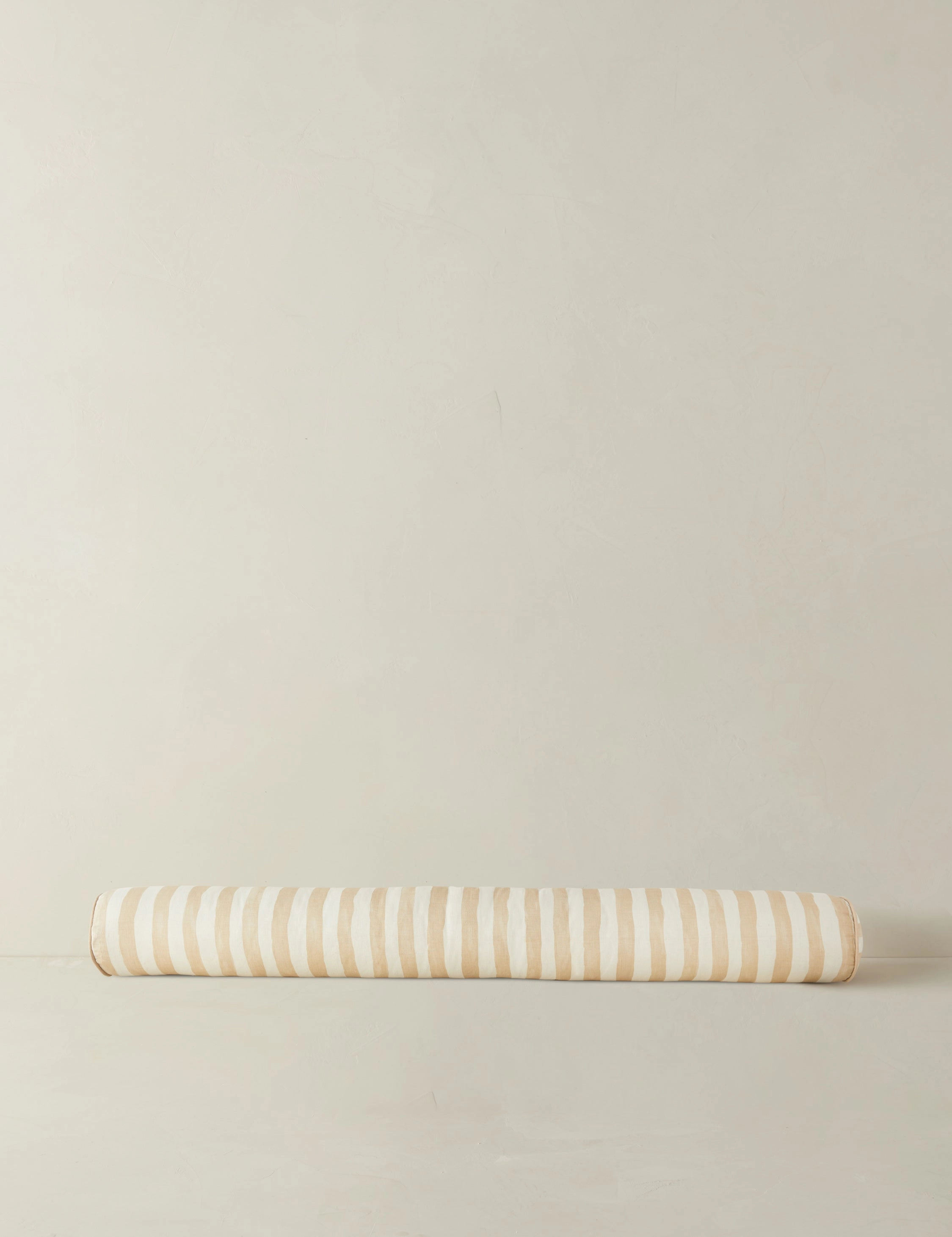 Painterly Stripe Linen Long Bolster Pillow by Sarah Sherman Samuelbedding sets ,throw blankets 