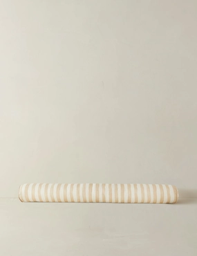Painterly Stripe Linen Long Bolster Pillow by Sarah Sherman Samuelbedding sets ,throw blankets 