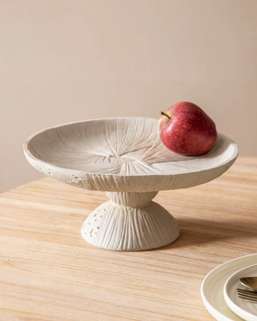 Palm Textured Footed Decorative Bowlhome decor ,wall decor 