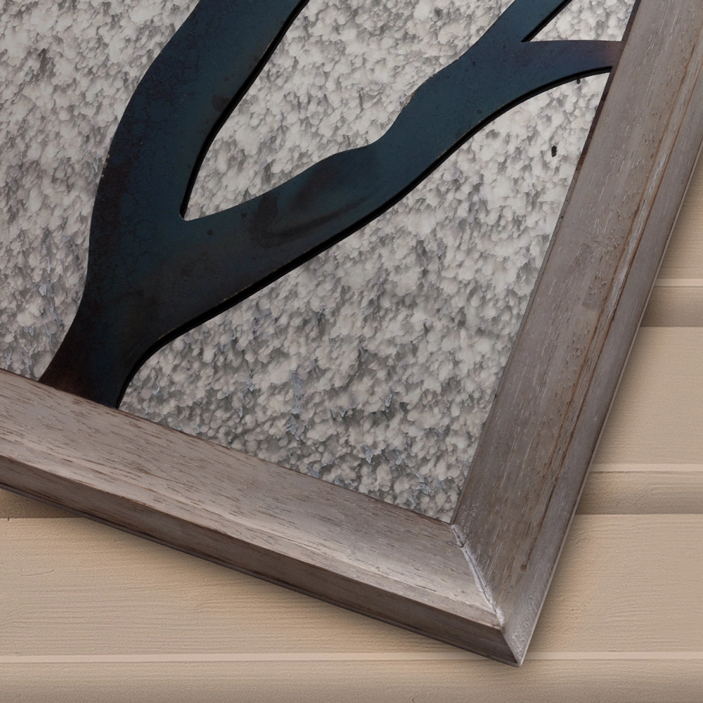 Paloma Antique Mirror Weathered Oak