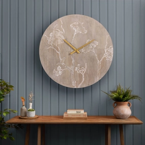 Paloma Wooden Clock Weathered Oakmodern home decor ,home decor for bedroom 