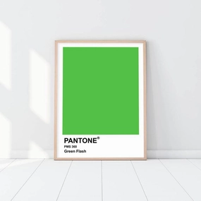 Pantone - Green Flashnordic style wall decor