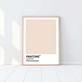 Pantone - Pink Champagnenordic style wall decor
