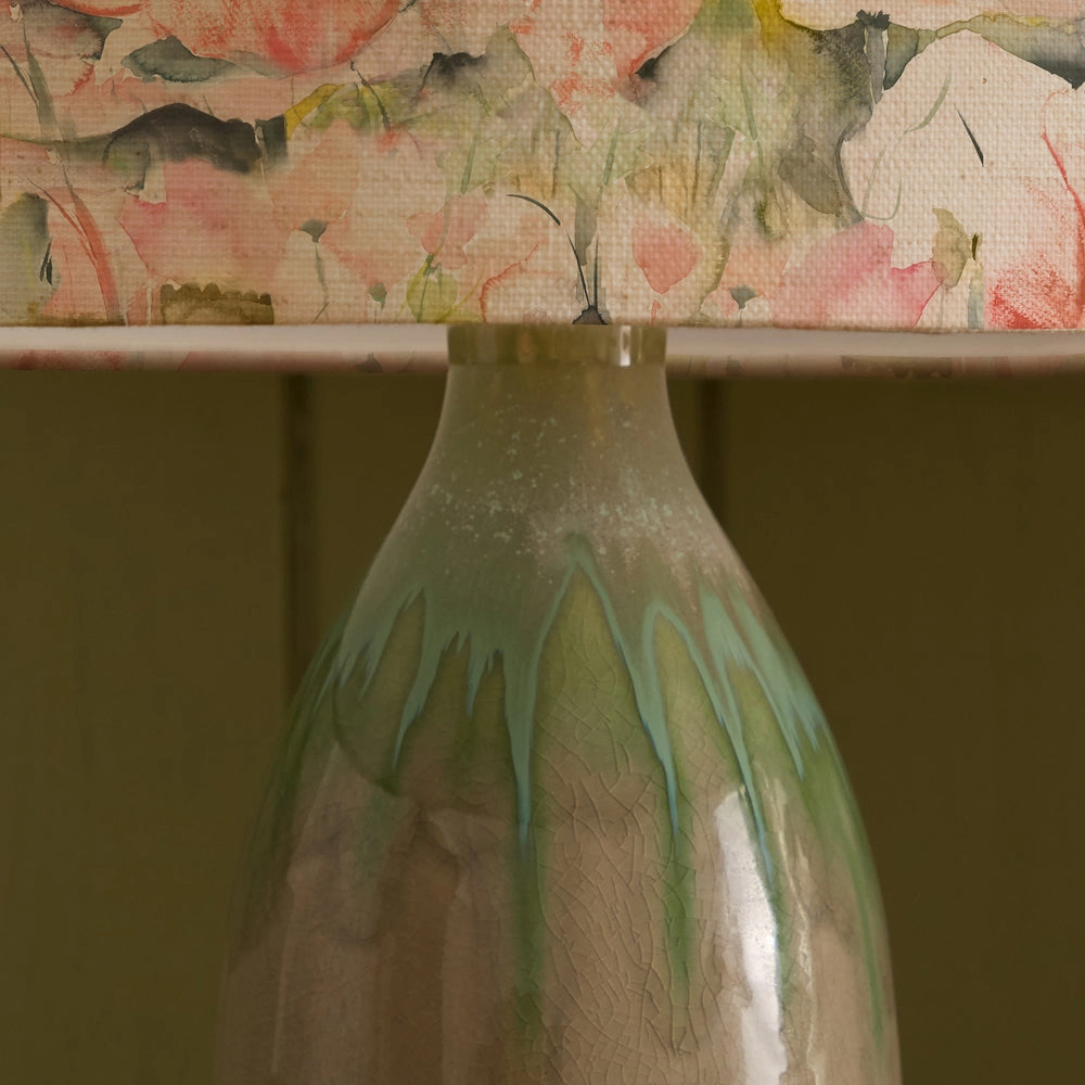 Papavera Eva & Narvi Complete Table Lamp Jade/Sweetpea