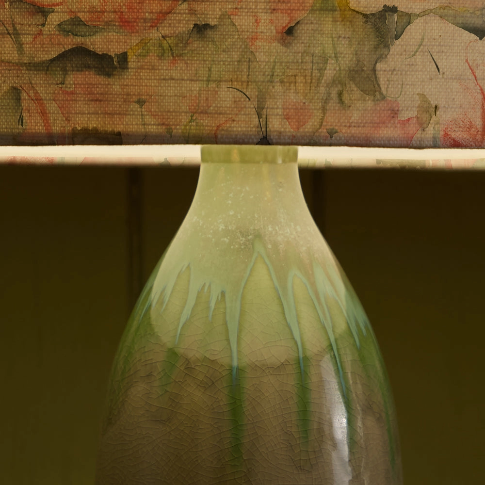 Papavera Eva & Narvi Complete Table Lamp Jade/Sweetpea