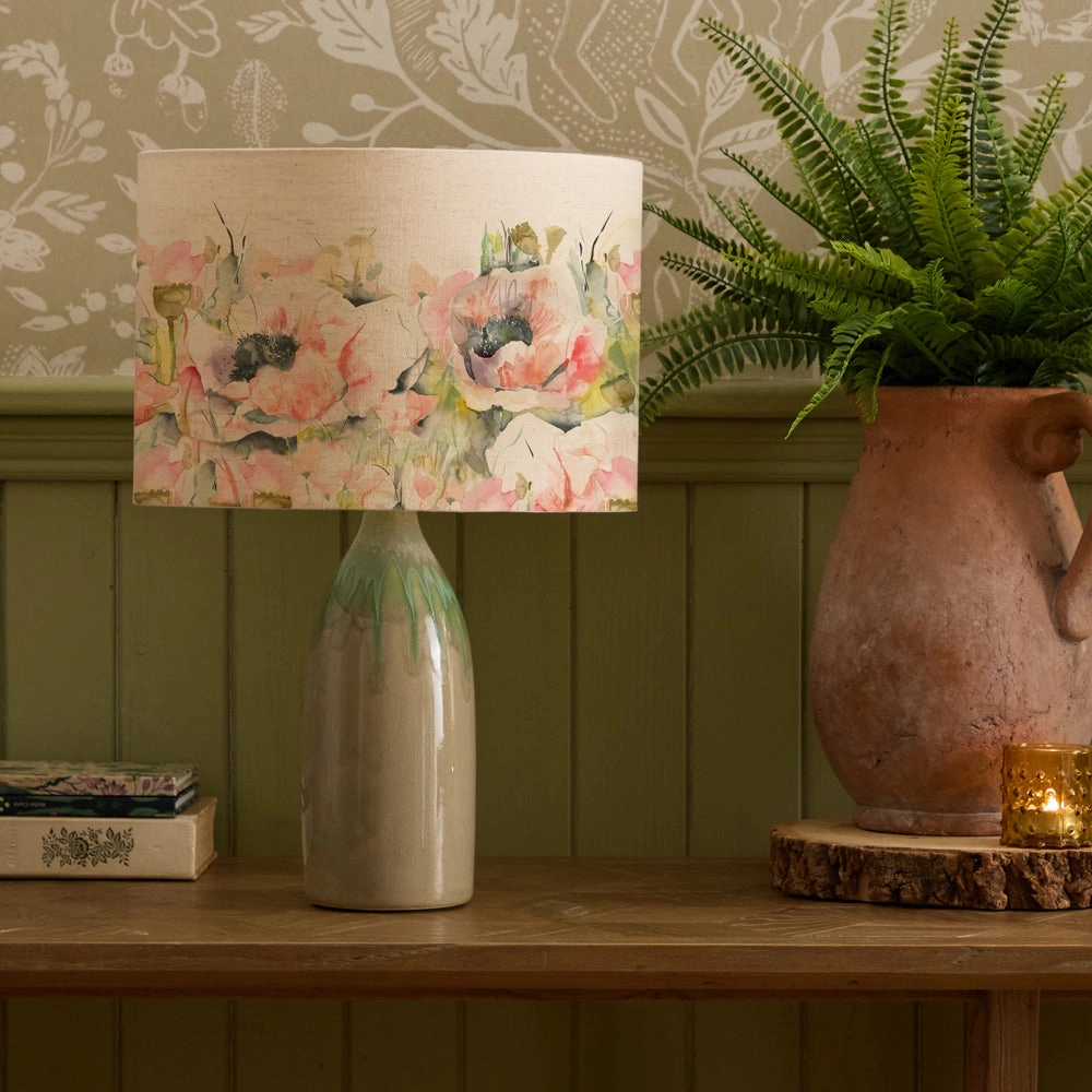 Papavera Eva & Narvi Complete Table Lamp Jade/Sweetpea