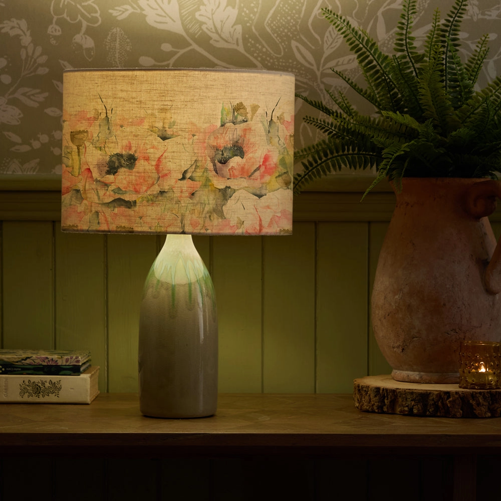 Papavera Eva & Narvi Complete Table Lamp Jade/Sweetpea