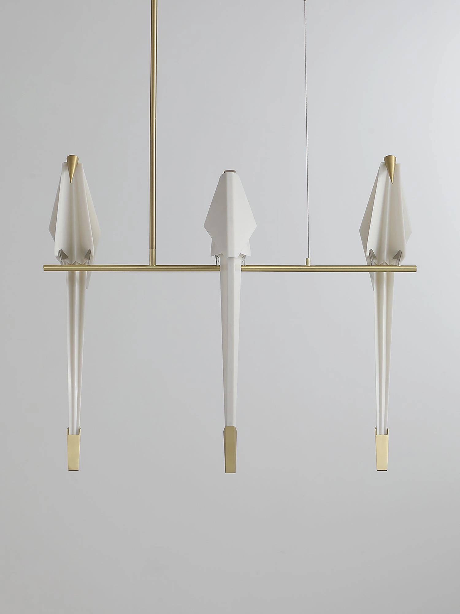 Paper Crane Bird LED Chandelier
