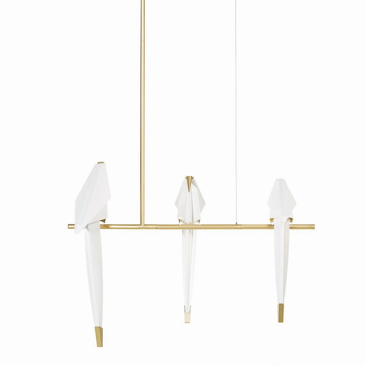 Paper Crane Bird LED Chandelier
