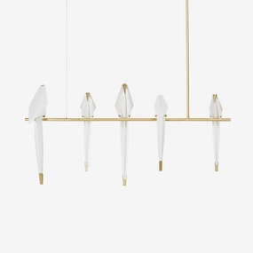 Paper Crane Bird LED Chandelierrustic chandelier,bedroom chandelier 