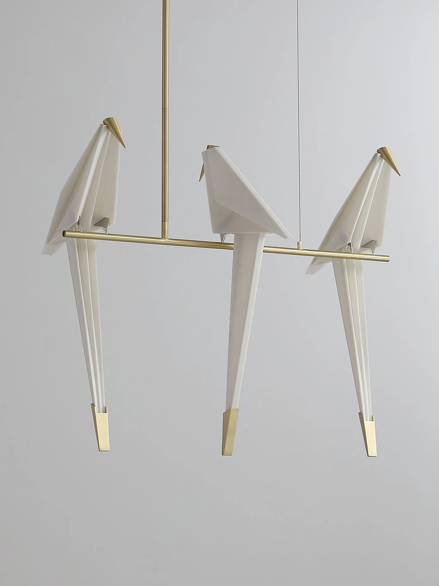 Paper Crane Bird LED Chandelier