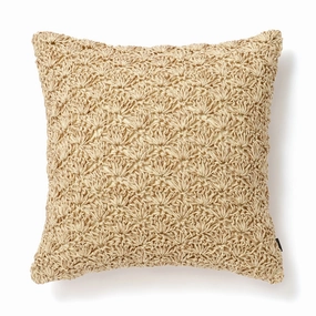 Paper Crochet Cushion Cover 450 x 450 Naturalbedding sets ,throw blankets 