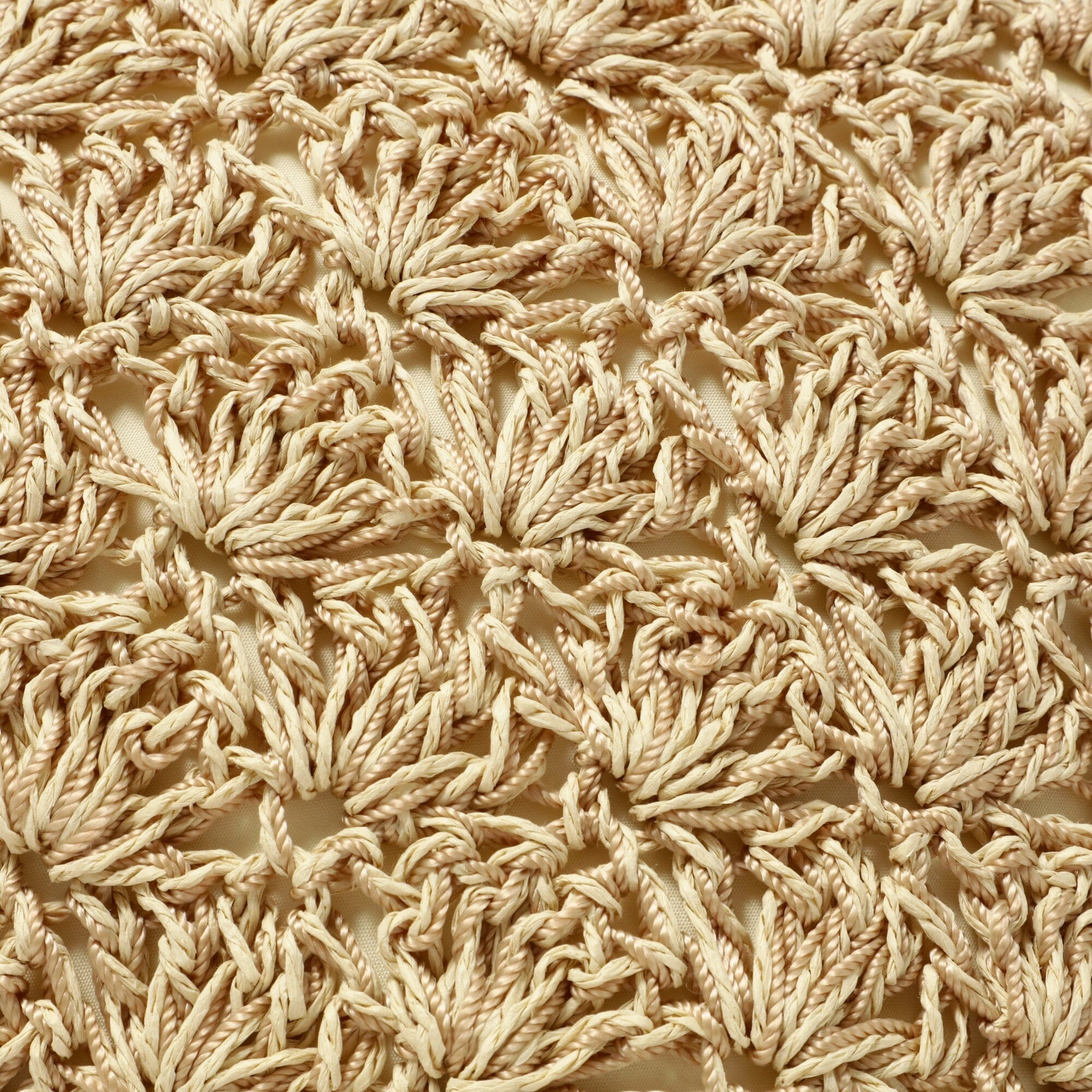 Paper Crochet Cushion Cover 450 x 450 Natural